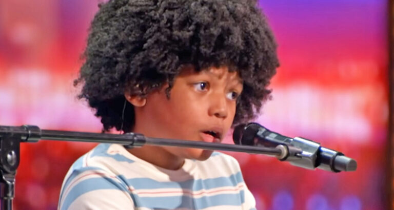 9-Year-Old Singer Journeyy Performs Unbelievable Original Song on AGT