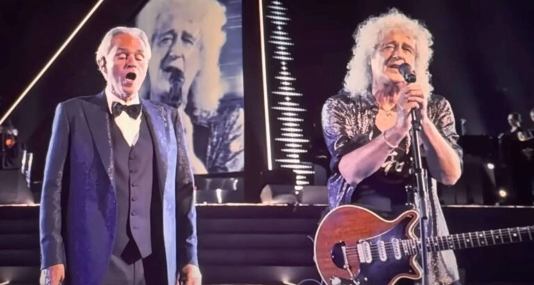 Brian May and Andrea Bocelli Share A Special Moment in A Spine-Tingling Rendition of this Queen Track