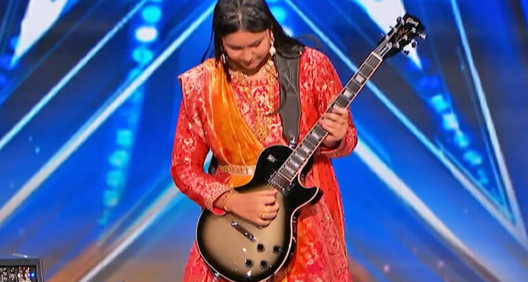 10-year old Guitarist Maya Neelakantan SHREDS to Papa Roach on America’s Got Talent