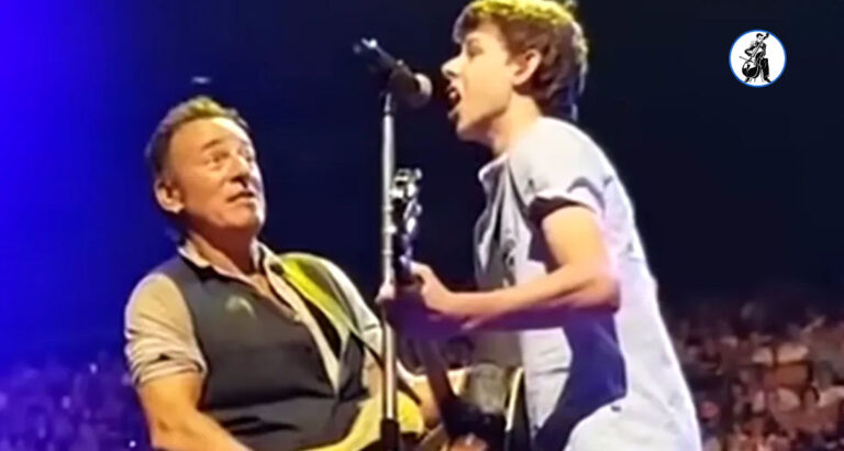 Kid skipped school and made national headlines when Bruce Springsteen invited him on stage