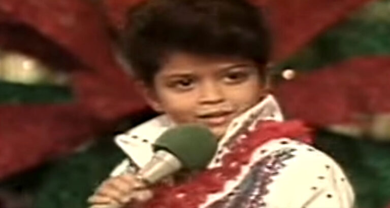 Four-year-old Bruno Mars will steal your heart big time with super adorable Elvis impersonation