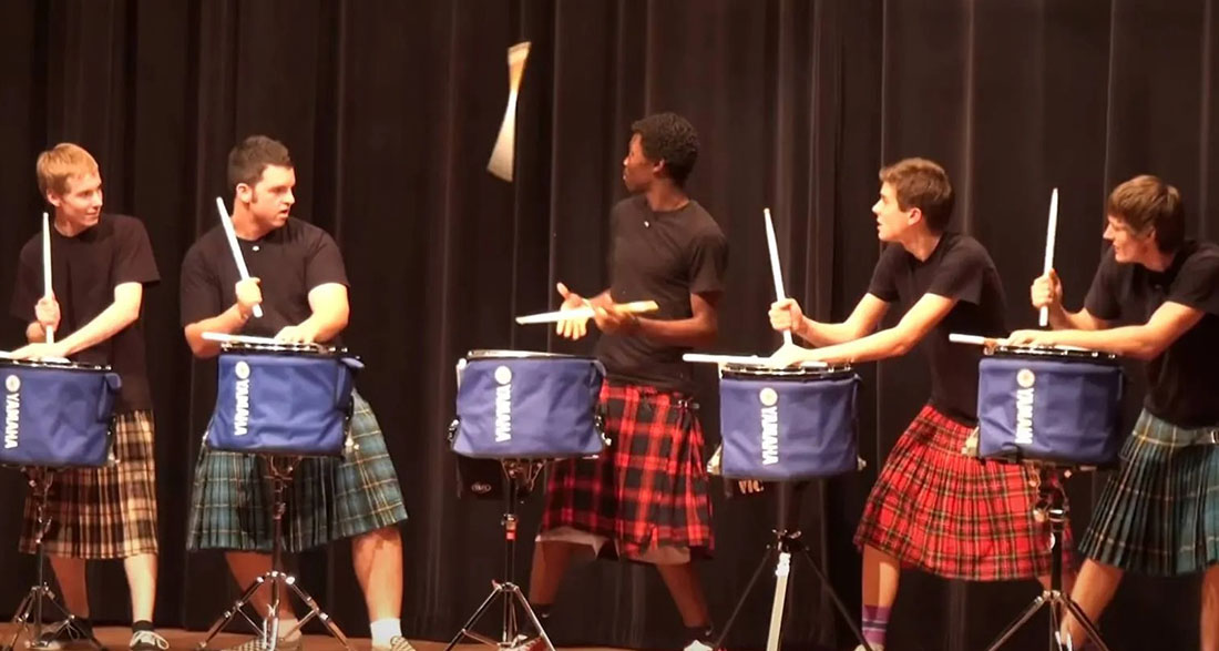 Hilarious High School Drummers WIN Florida Talent Show after Rick Rolling Entire Audience