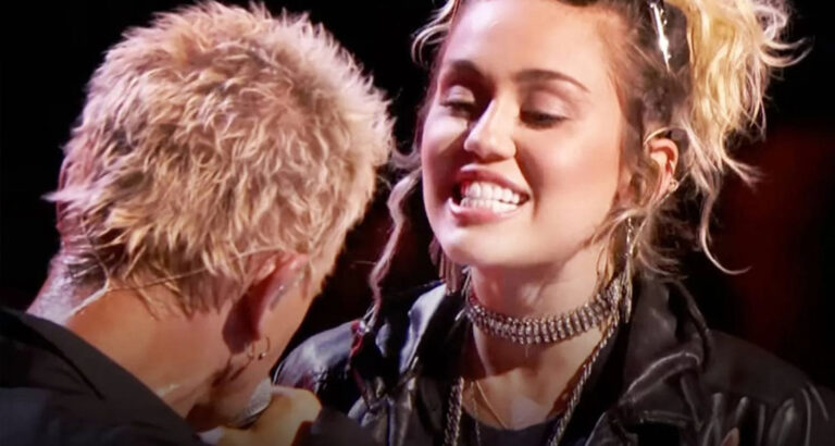 You won’t believe Miley Cyrus’s punk rock scream on “Rebel Yell” live with Billy Idol